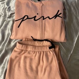 Pink Sweatpants/hoodie